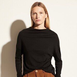 Vince Drop Shoulder Long Sleeve Top - sz XS